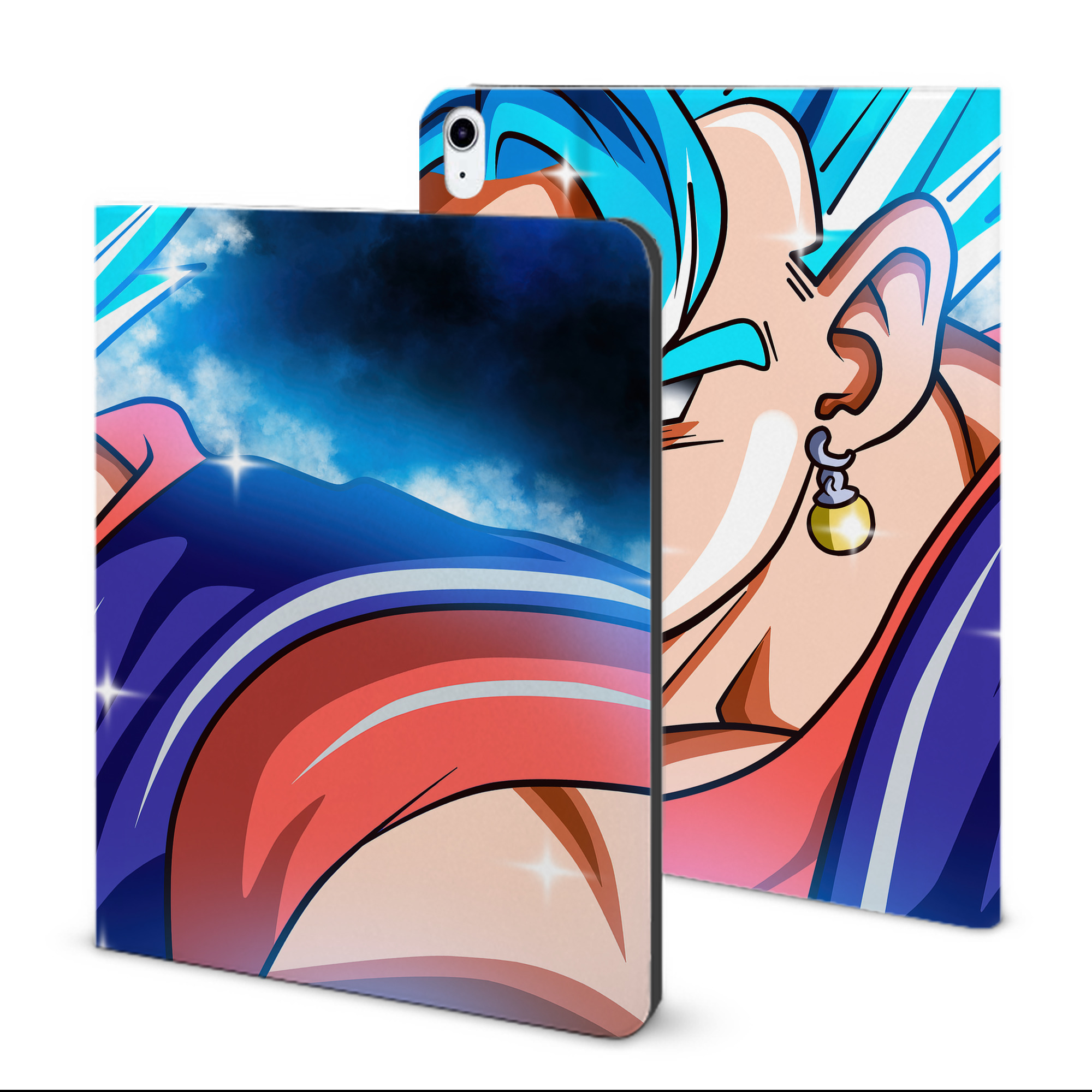（画像用） ドラゴンボール DRAGON BALL IPad ケース ブック型 PUレザー TPU 耐衝撃 軽量 薄型 ペン収納なし 全面保護 IPad 各モデル対応